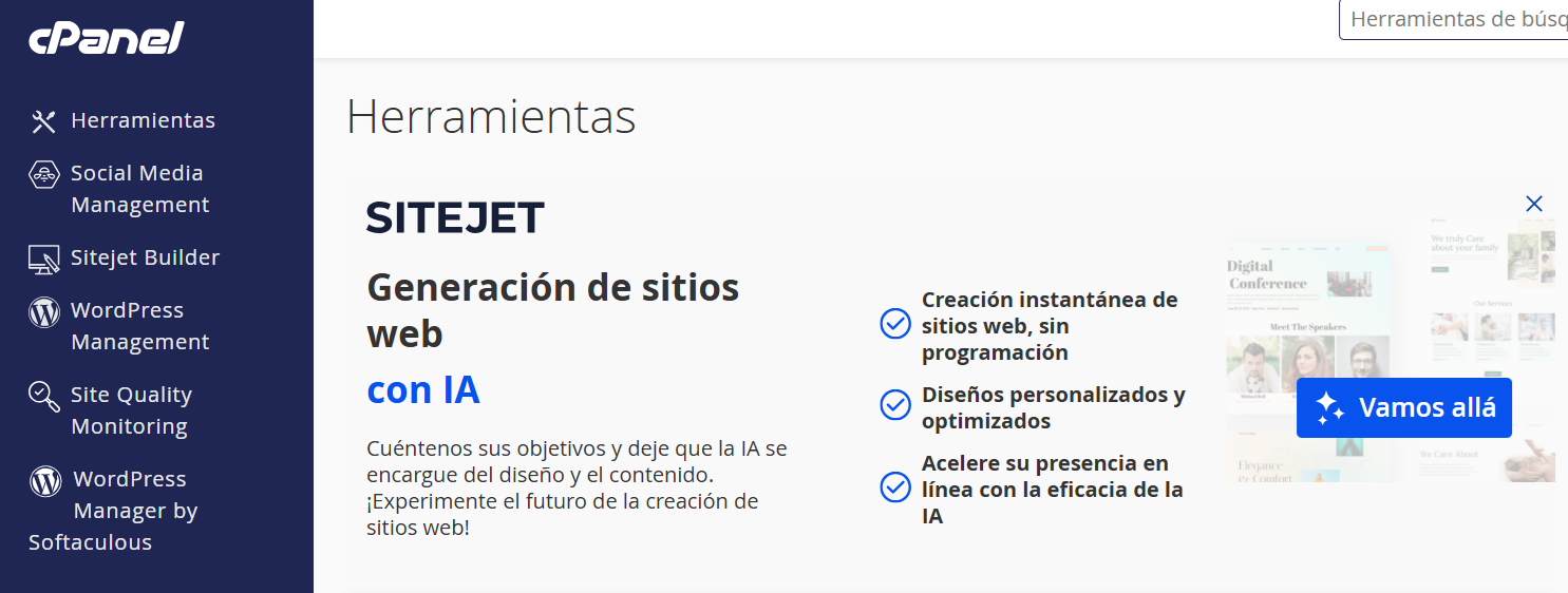 Haz tu mismo tu página web con SiteJet Haz tu mismo tu página web con SiteJet
